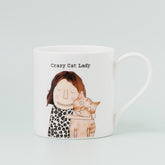 Boxed Bone China Mug – Crazy Cat Lady